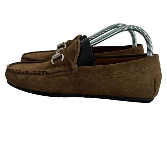 Allen Edmonds Sebastian Bit Driving Loafers Men Size 7.5D Caper New Without Tags - Picture 5 of 8